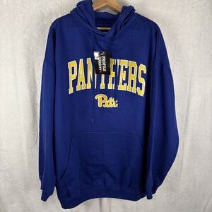 Pitt Panthers Pullover Hoodie Blue Size 3XL Soft Profile Varsity NWT